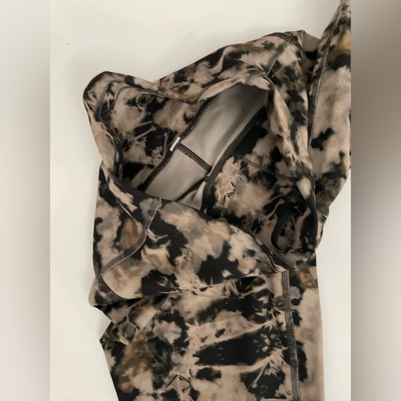 Lululemon Wunder Train High Rise Tight 25" Dispersed Light Raw Linen W5CXNS 6 - Picture 4 of 9